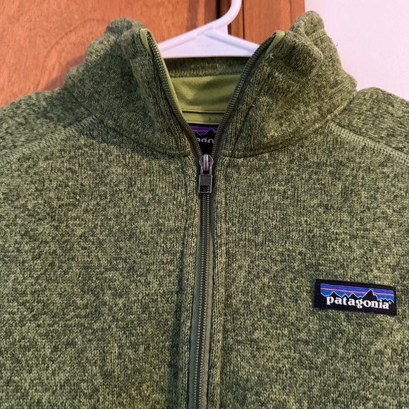 Patagonia Womens Better Sweater® 1/4-Zip Pullover Fleece Green Size Large - Picture 4 of 12